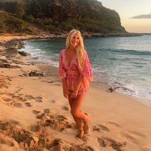 love shack fancy romper i worn once fits like a 4